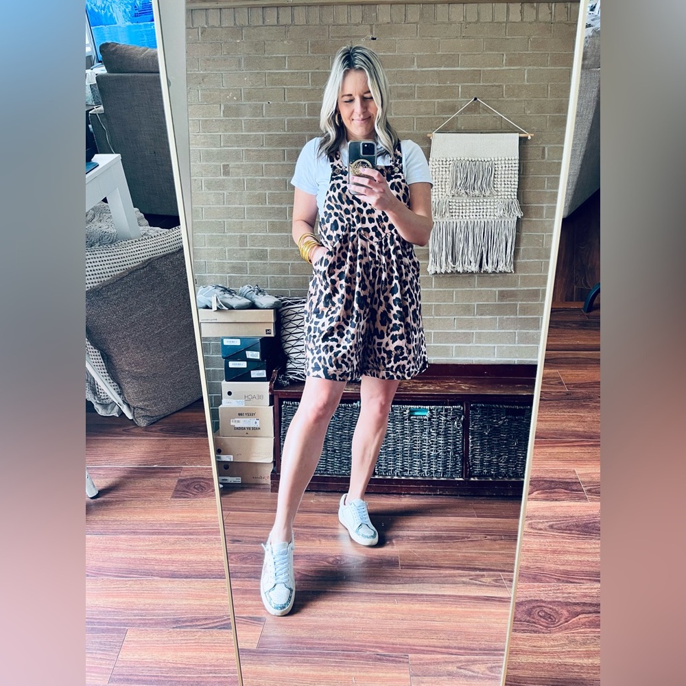 Leopard Shortalls